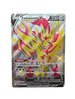 Zamazenta V (Shiny) SWSH293 SWSH: Sword & Shield Promo Cards Holo NM - Image 1