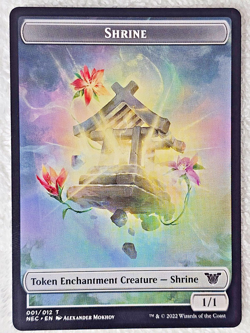 MTG Shrine Token - Commander Kamigawa: Neon Dynasty #1 Magic Gathering Card T NM - Image 2