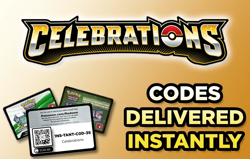 Pokemon TCGo x50 - Celebrations TCG Code Cards - INSTANT DELIVERY - Image 1