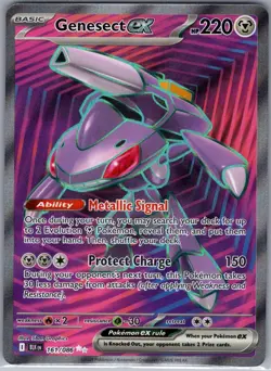 Genesect ex 161/086 SV: Black Bolt - Pokemon Card - NM - Image 1