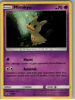 Mimikyu - SM29 Holo SM Promos - Pokemon Card - NM - Image 1