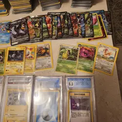 Huge Pokemon Collection Card Lot PSA CGC SLABS Vintage, 1st Editions, And Modern - Image 4