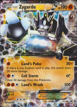 Zygarde EX (Shiny) XY151 Promo XY Promos Pokemon Card LP/MP - Image 1