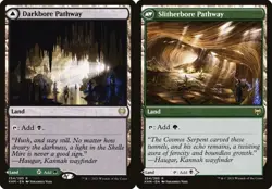 Darkbore Pathway // Slitherbore Pathway KHM NM MTG - Image 1