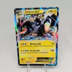 Pokemon Zekrom EX BW38 Black & White Holo Black Star Promo LP - Image 1