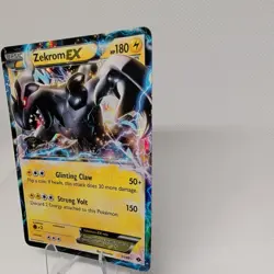 Pokemon Zekrom EX BW38 Black & White Holo Black Star Promo LP - Image 2
