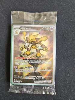 Alakazam MEP009 Black Star Promo Mega Evolution ETB Pokemon Card SEALED - Image 1