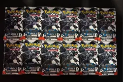 Pokemon Scarlet & Violet 12 Black Bolt + 12 White Flare Booster Packs Lot Of 24 - Image 1