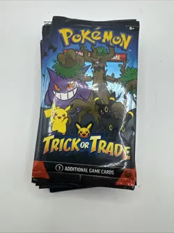 Pokemon 2024 Halloween Trick or Trade Booster Packs 15 Packs - Image 1