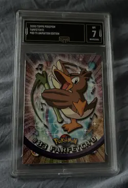 2000 Pokemon FARFETCH’D #83 [Non-Holo] Topps Blue Logo 1st Ed TV Animation GMA 7 - Image 1