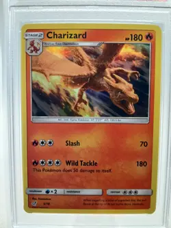 2019 POKEMON GAME SUN & MOON #5 CHARIZARD HOLO DETECTIVE PIKACHU PSA 9 MINT RARE - Image 2