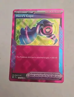 Pokemon TCG - Hero's Cape 152/162 ACE SPEC Rare - Temporal Forces - NM - Image 1
