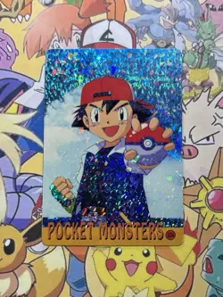 Pokemon Vintage Pocket Monsters Vending HOLO Prism Sticker 1999 Bandai Nintendo - Image 2