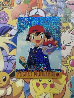 Pokemon Vintage Pocket Monsters Vending HOLO Prism Sticker 1999 Bandai Nintendo - Image 3
