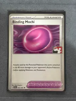 Binding Mochi 055/064 Prize Pack Series 6 Play! Stamped Holo - English Pokemon - Image 1