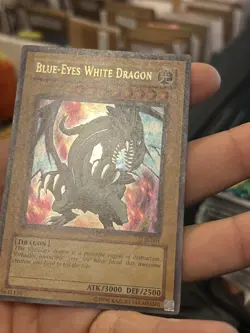 Blue-Eyes White Dragon LOB-001 The Legend of Blue Eyes White Dragon LP/NM - Image 4