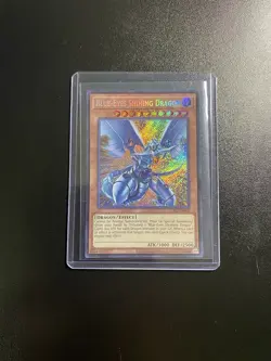 Yu-Gi-Oh Blue-Eyes Shining Dragon LCKC-EN008 Secret Rare Unlimited NM - Image 1