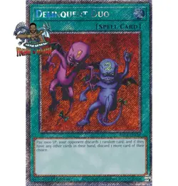 Yugioh! 1x Delinquent Duo RA04-EN114 Quarter Century Secret Rare 1st Ed NM - Image 1