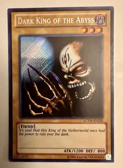 Dark King of the Abyss - LCYW-EN220 - Secret Rare - Unlimited Ed Yugioh - Image 1