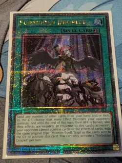 Yu-Gi-Oh Forbidden Droplet Quarter Century Secret Rare RA01-EN064 NM - Image 1