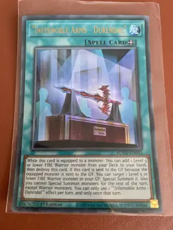 Yugioh ROTD-EN053 Infernoble Arms - Durendal 1st Edition Ultra Rare LP - Image 1