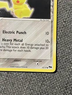 Pikachu Pop Series 5 13/17 Common Non-Holo Promo Card LP - Image 4