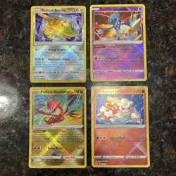 Radiant Rare Holo Lot of 4 Pokemon Trading Card Game | NM - Image 1