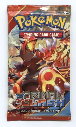 Pokemon TCG XY Primal Clash Booster Pack 10 Card (Groudon Artwork) - Brand New! - Image 1