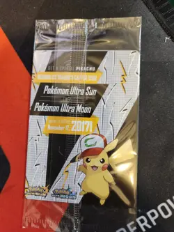 SEALED Ash’s Pikachu TCG SM108 2017 Promo Card Pokemon "I Choose You" - Image 2