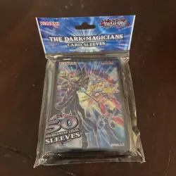 YUGIOH OFFICIAL KONAMI THE DARK MAGICIANS CARD SLEEVES 50ct SEALED - New - Image 1