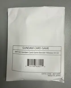 Gundam Card Game Booster Release Kit 02 SEALED [BKIT-02] - Image 1