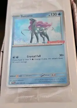 Suicune GameStop Stamped Promo Card 026/094 (New & Factory Sealed) - Image 1