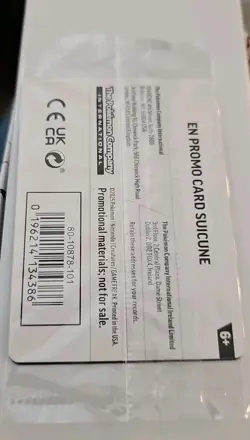 Suicune GameStop Stamped Promo Card 026/094 (New & Factory Sealed) - Image 2