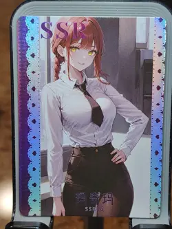 MAKIMA CHAINSAW MAN SSR SSR-06 Coquettish Words Goddess Story Anime Card SSR06 - Image 1