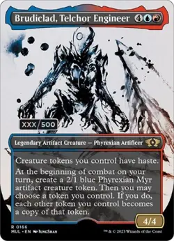 Brudiclad, Telchor Engineer (Serialized) -Foil Near Mint MTG 428/500 - Image 1