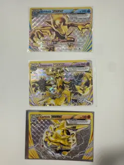 Golduck Trevenant Carbink M/NM Break Point Holo Rare Pokemon Card Lot #51 66 18 - Image 1