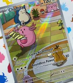 Chansey 187/167 Twilight Masquerade NM Pokemon Card Illustration Rare - Image 2