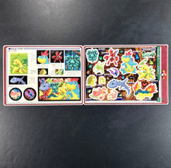 Pokemon BAYLEEF Japanese JUMBO SEALDASS 2 Illustrated STICKER Card Guide #5 RARE - Image 2