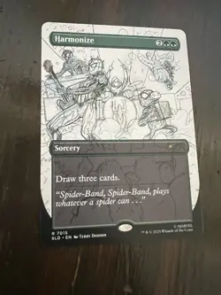 MTG Harmonize (7015) Nonfoil Secret Lair: Spider-Man Bonus Card - Image 1