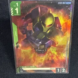Zaku I ST03-007 C+ - Starter Deck 03: Zeon's Rush ST Gundam TCG Card Game - Image 3