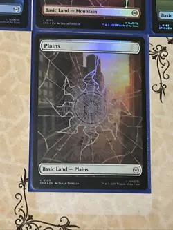 Spider-man Magic The Gathering Foil Borderless Land Card Set All Colors - Image 5