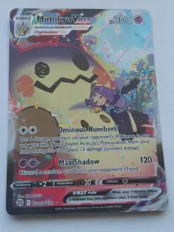 Mimikyu VMAX TG17/TG30 Ultra Rare Trainer Gallery Card SWSH Brilliant Stars mint - Image 1