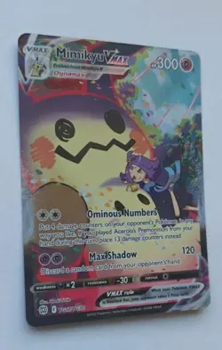 Mimikyu VMAX TG17/TG30 Ultra Rare Trainer Gallery Card SWSH Brilliant Stars mint - Image 2