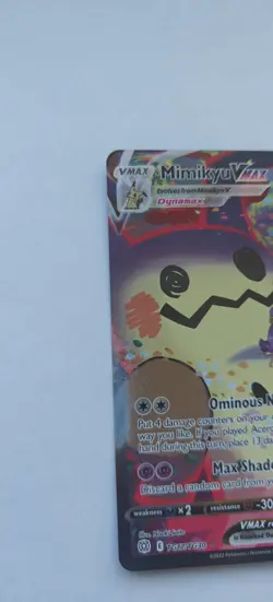 Mimikyu VMAX TG17/TG30 Ultra Rare Trainer Gallery Card SWSH Brilliant Stars mint - Image 5