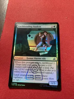 Earthbending Student Foil MTG TLA 0249 Avatar The Last Airbender In Hand - Image 1