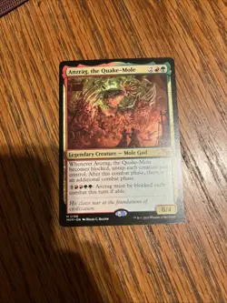 Magic: The Gathering Anzrag, the Quake-Mole Mythic Card #186 MKM - Image 1