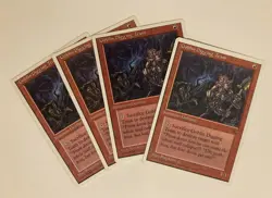 Goblin Digging Team (4) NM Chronicles MTG Magic the Gathering - Image 1