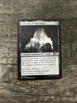 MTG 1x Sanctum of Stone Fangs x1 LP Core Set 2021 - Image 1