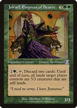 1x Jolrael, Empress of Beast - NM (Pack Fresh) - Time Spiral - SPARROW MAGIC mtg - Image 1