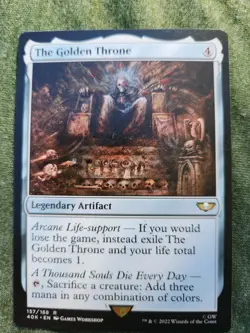 1x The Golden Throne NM-Mint, English Universes Beyond: Warhammer 40,000 MTG Mag - Image 1